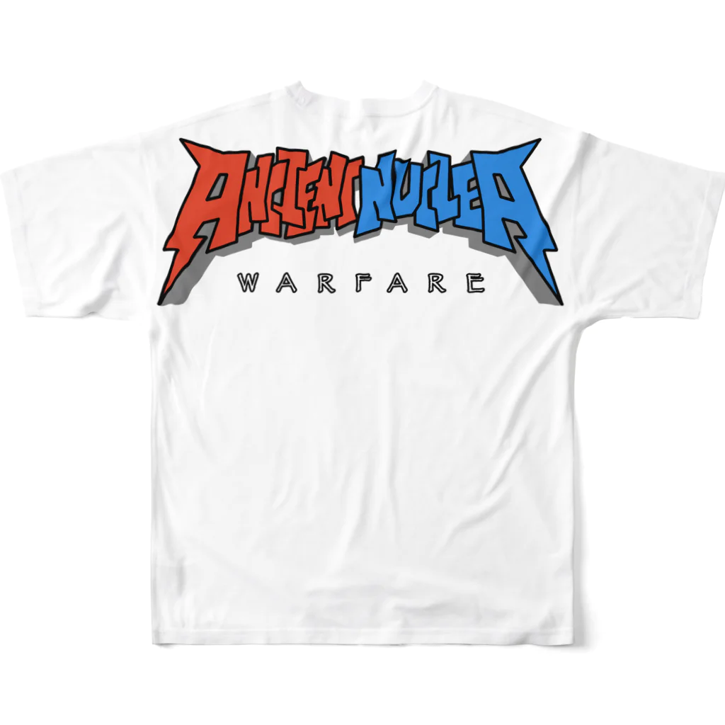 Zoltax.のANCIENT NUCLEAR WARFARE  フルグラフィックTシャツの背面