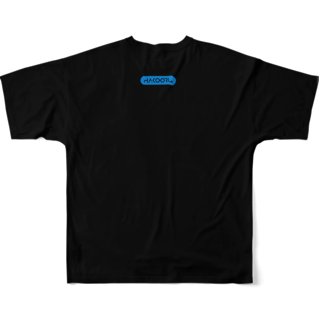 HAKO NO KIMAGUREのLUCHA-BLUE- All-Over Print T-Shirt :back