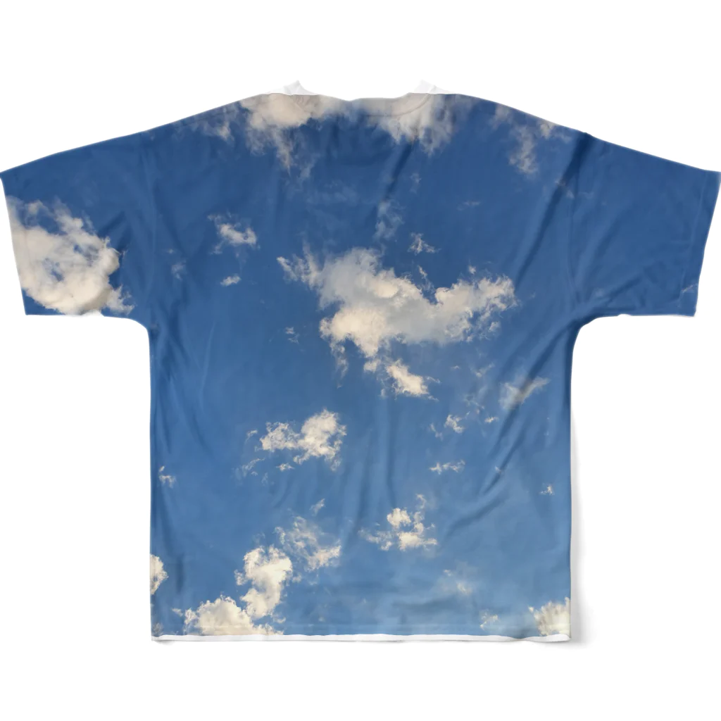 CRUISE SHIPのBlue Top All-Over Print T-Shirt :back