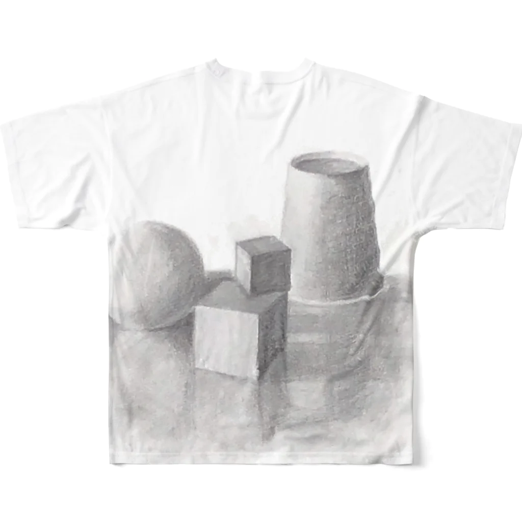 空想論理の素描 All-Over Print T-Shirt :back