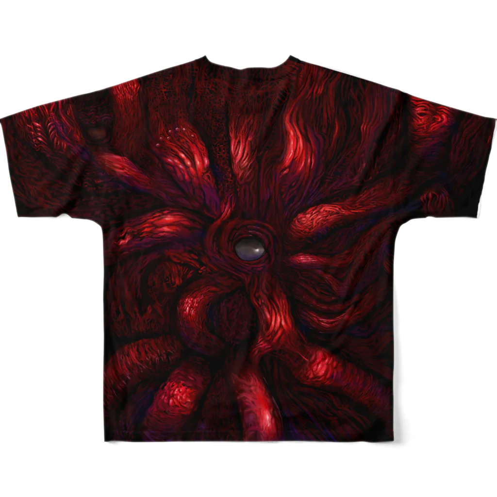 kowamoteのcatcher All-Over Print T-Shirt :back