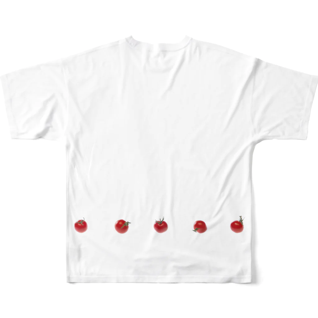 スポンジのトマト7兄弟 All-Over Print T-Shirt :back