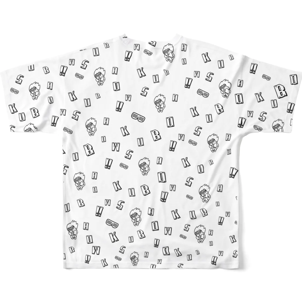 キャニコム 公式ショップの増殖T フルグラフィックTシャツの背面