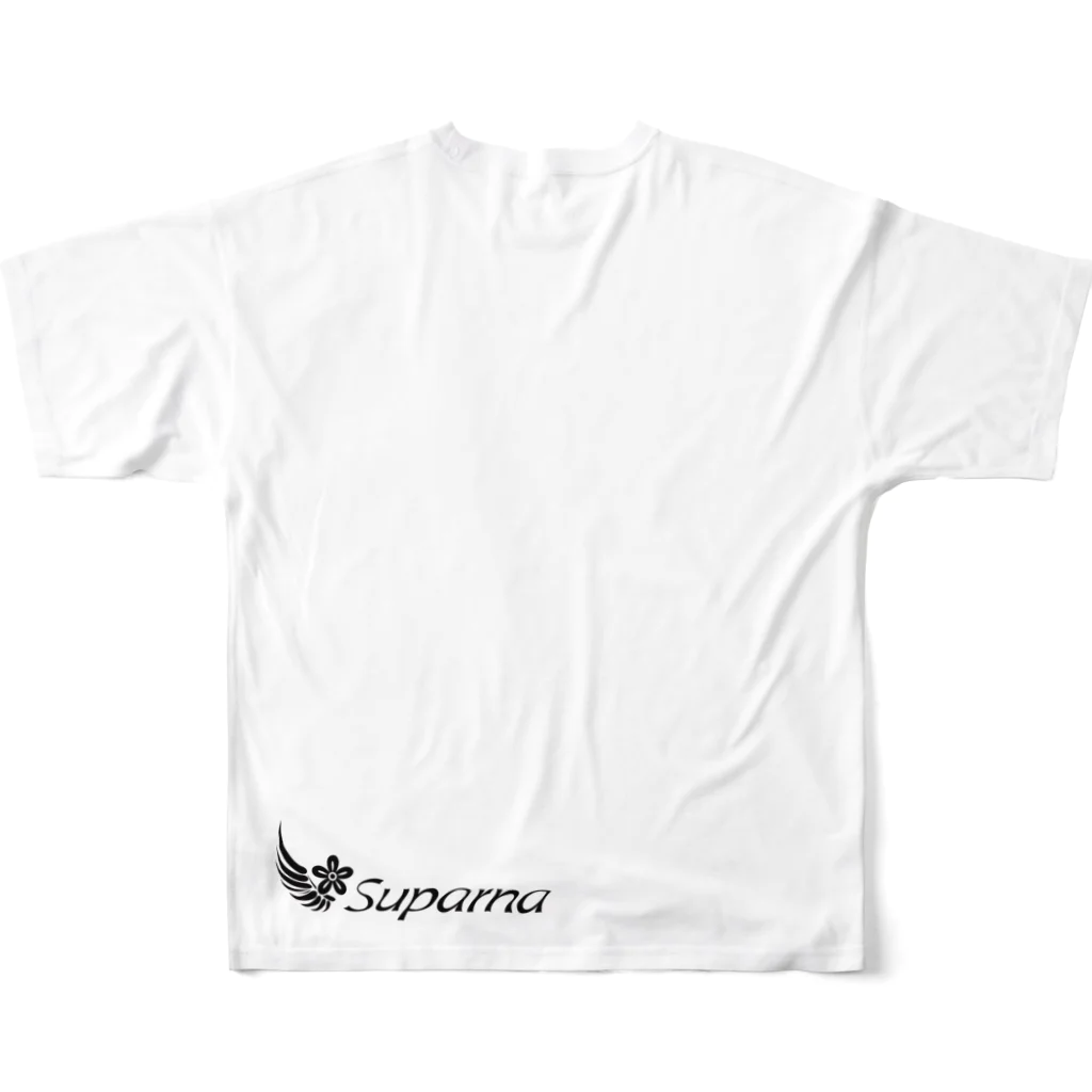 suparnaの贈り物 フルグラフィックTシャツの背面
