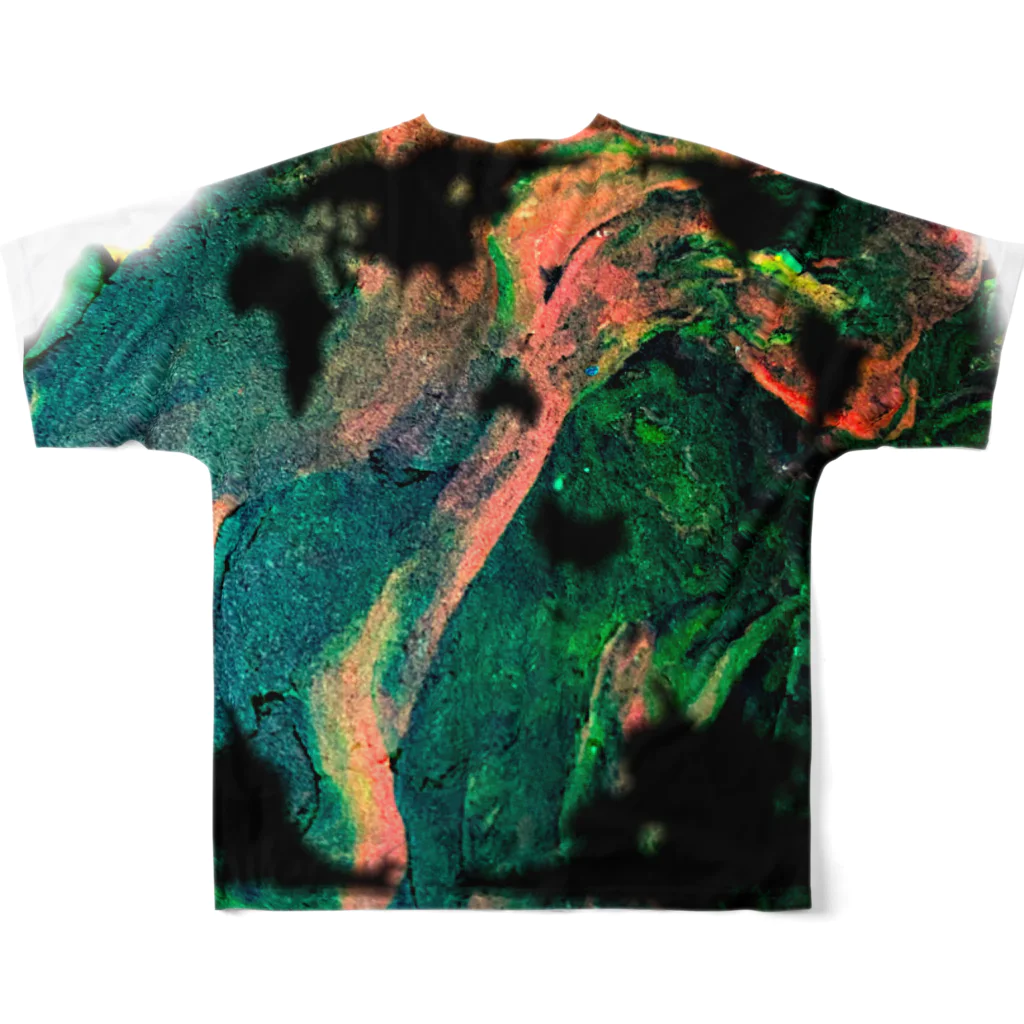 collageの混色 All-Over Print T-Shirt :back