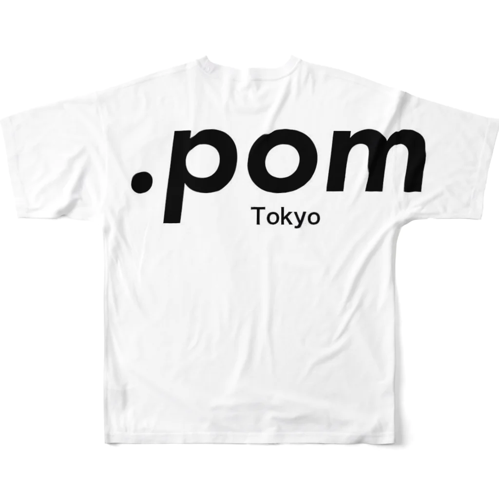 POMの.pom Tokyo フルグラフィックTシャツの背面