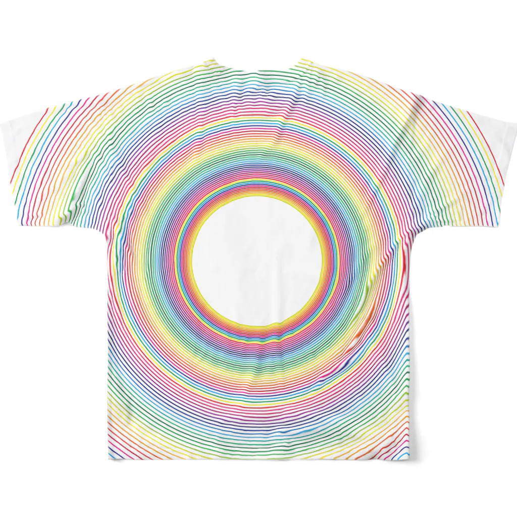 imageampのcolorcircle フルグラフィックTシャツの背面