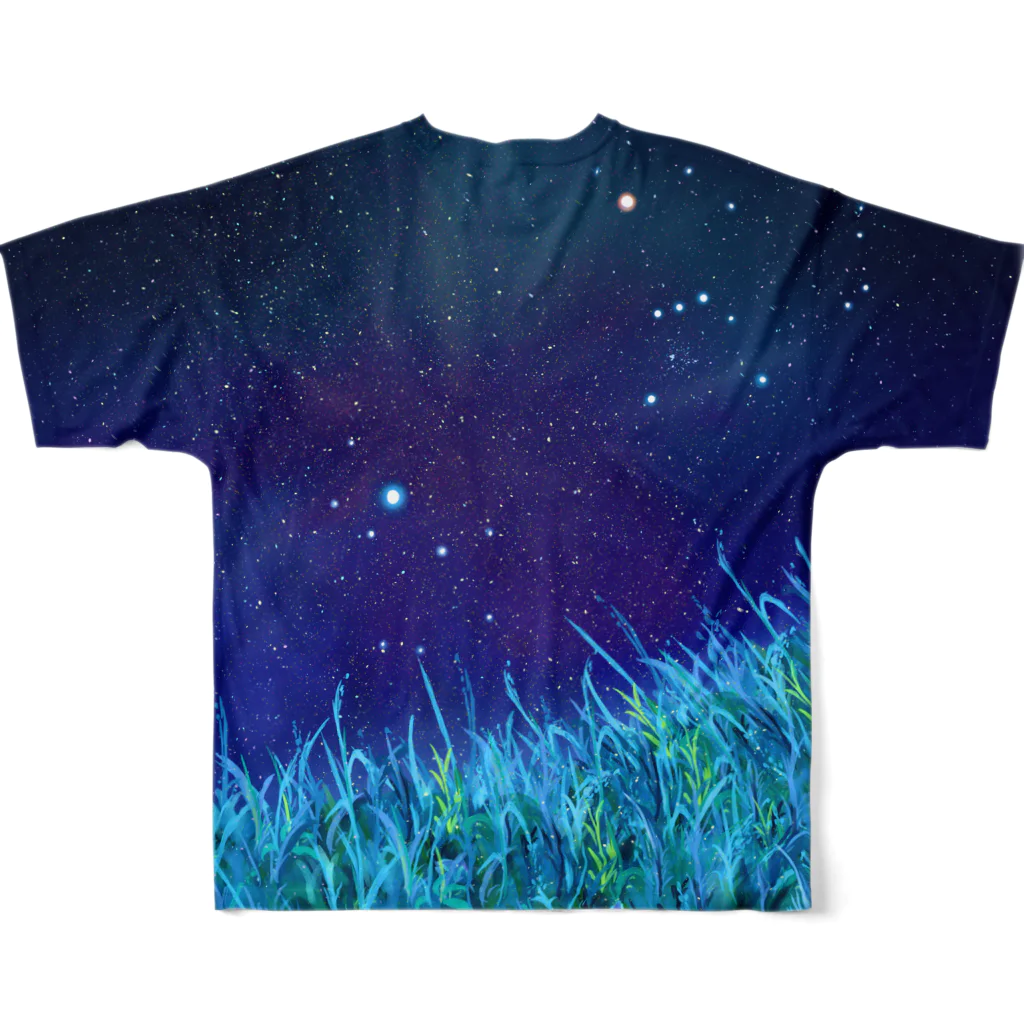 シリウスの匣の銀河鉄道のセスジスズメ All-Over Print T-Shirt :back