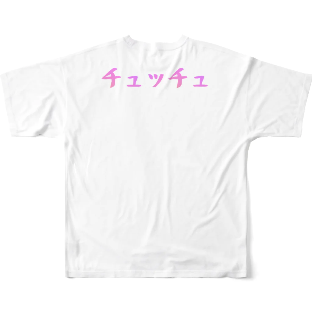 KikiStepのチュッチュベイビー All-Over Print T-Shirt :back