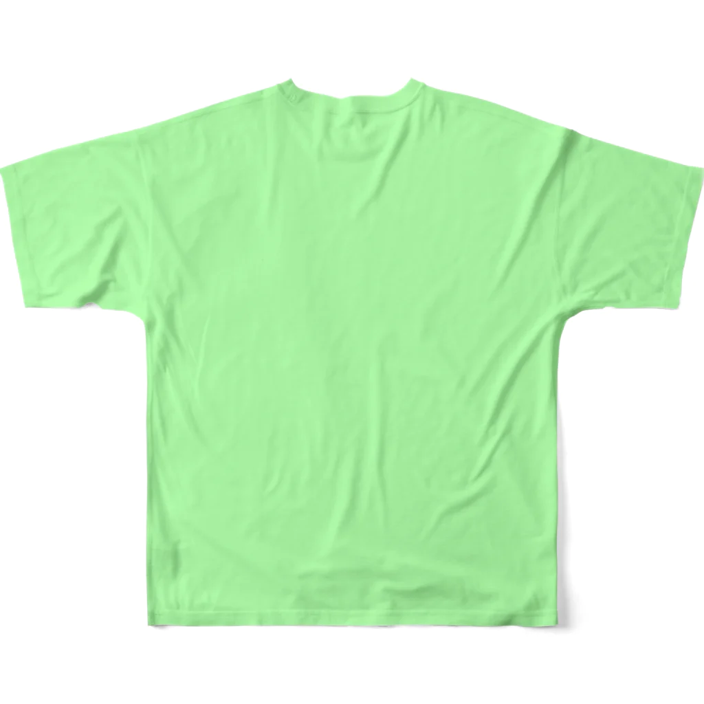sunnyseaのハイコウジョウ フルグラフィックTシャツの背面