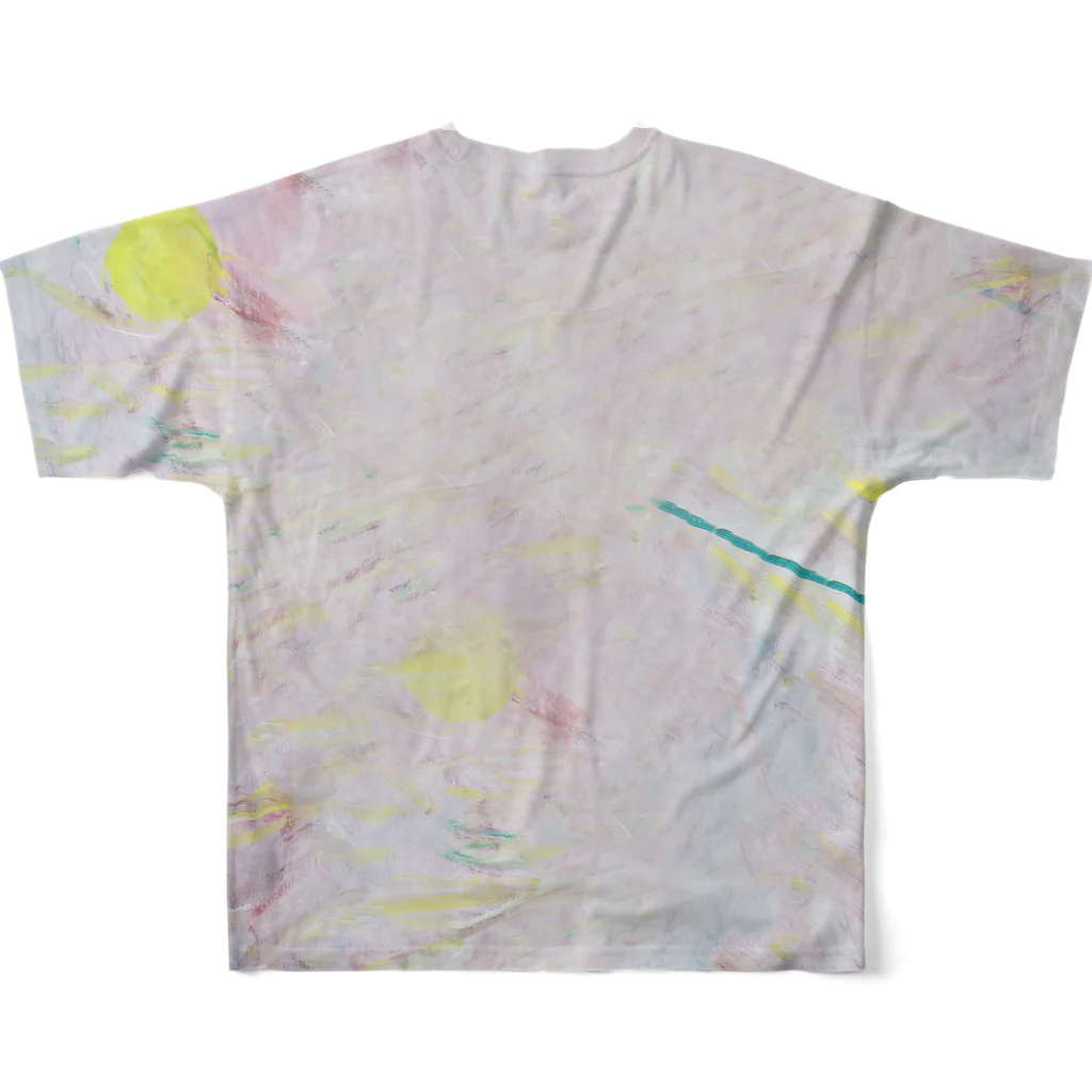 タクオぶのタクオぶ フルグラTシャツ「丑」 All-Over Print T-Shirt :back