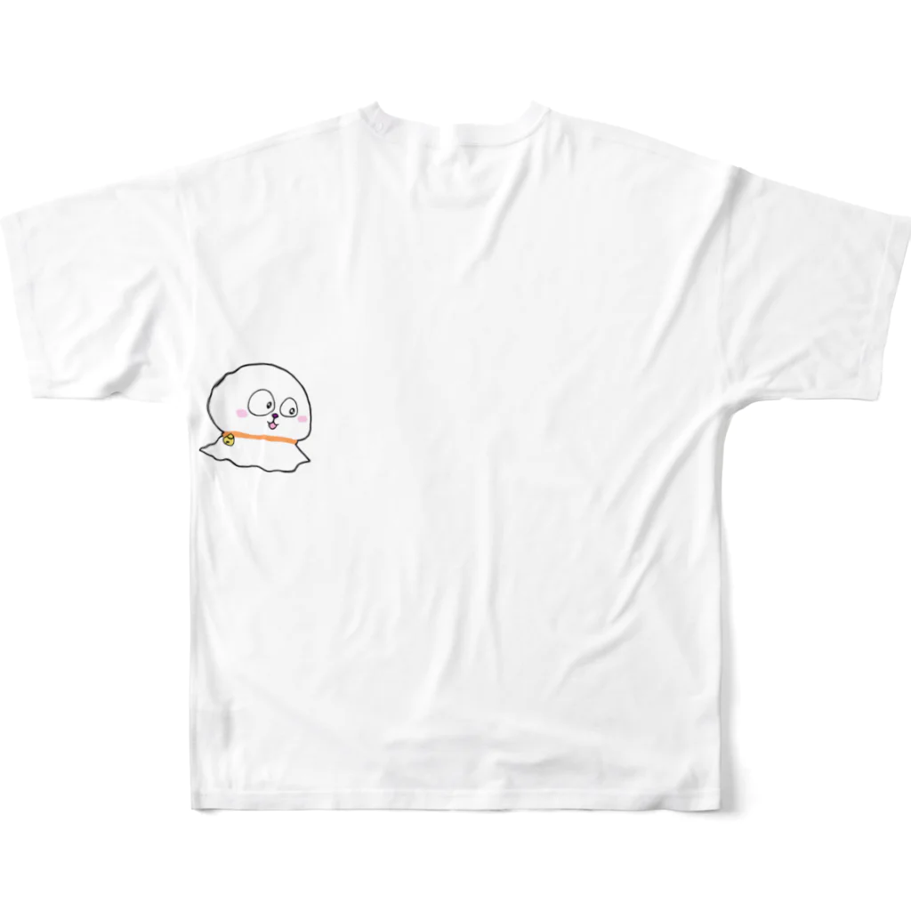 みかの興味津々　てるお All-Over Print T-Shirt :back