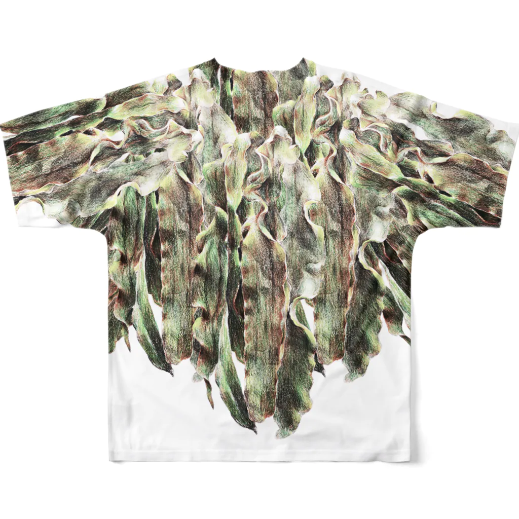 sand_ricefieldのコンブ All-Over Print T-Shirt :back