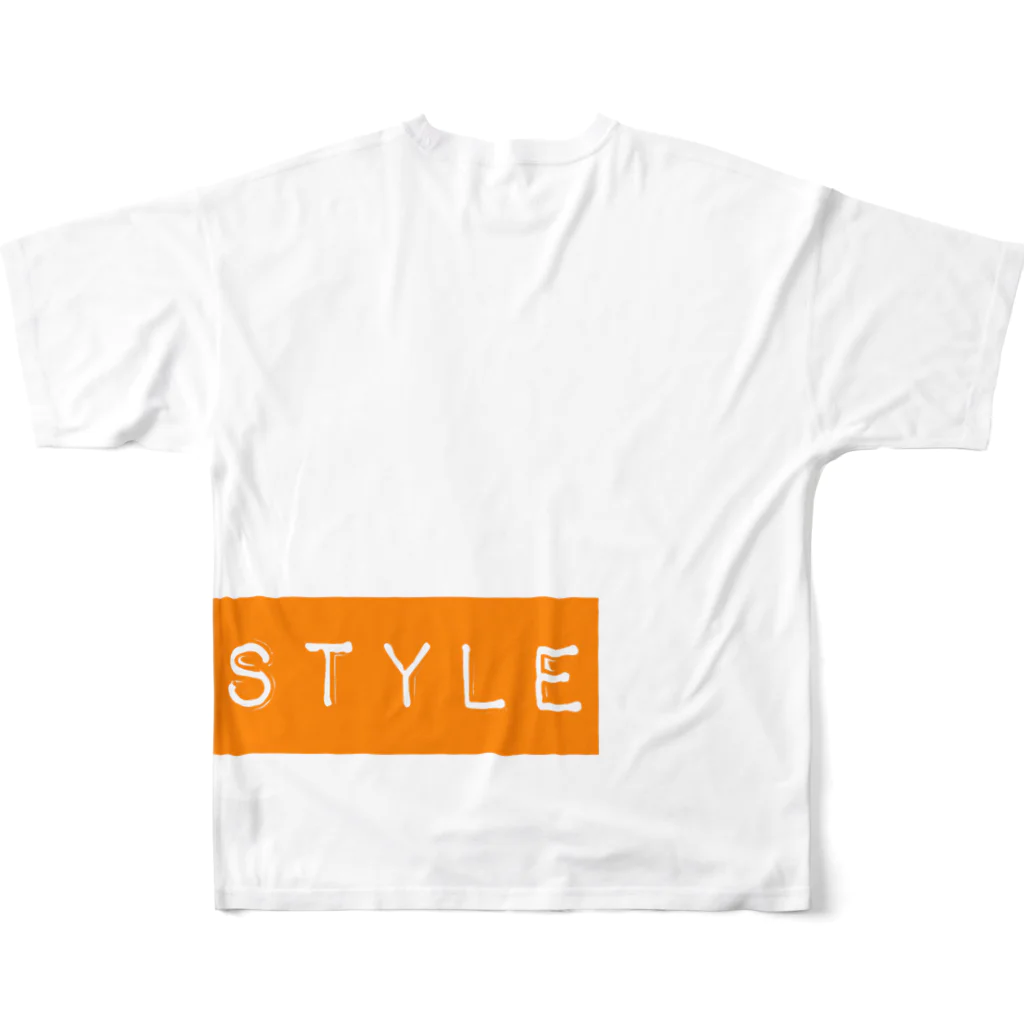 takumihikaruのfreestyle フルグラフィックTシャツの背面