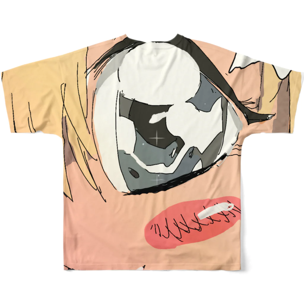 タージマハル★千葉の女の子 フルグラフィックTシャツの背面