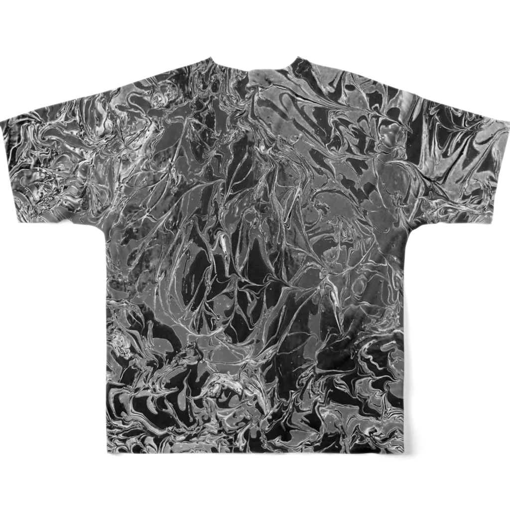 兎派の渦(uzu)/aimai color_#1 フルグラフィックTシャツの背面