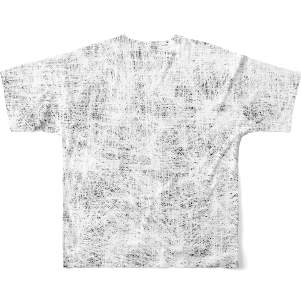 mamapockのFIBER All-Over Print T-Shirt :back