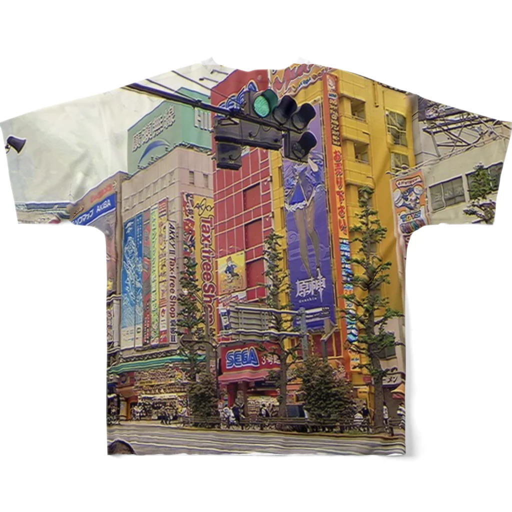 Testjjjiのあ All-Over Print T-Shirt :back