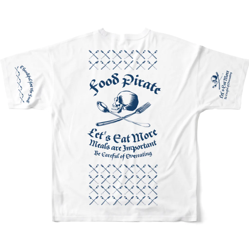 LONESOME TYPE ススのFood Pirate Crew（Navigator） All-Over Print T-Shirt :back