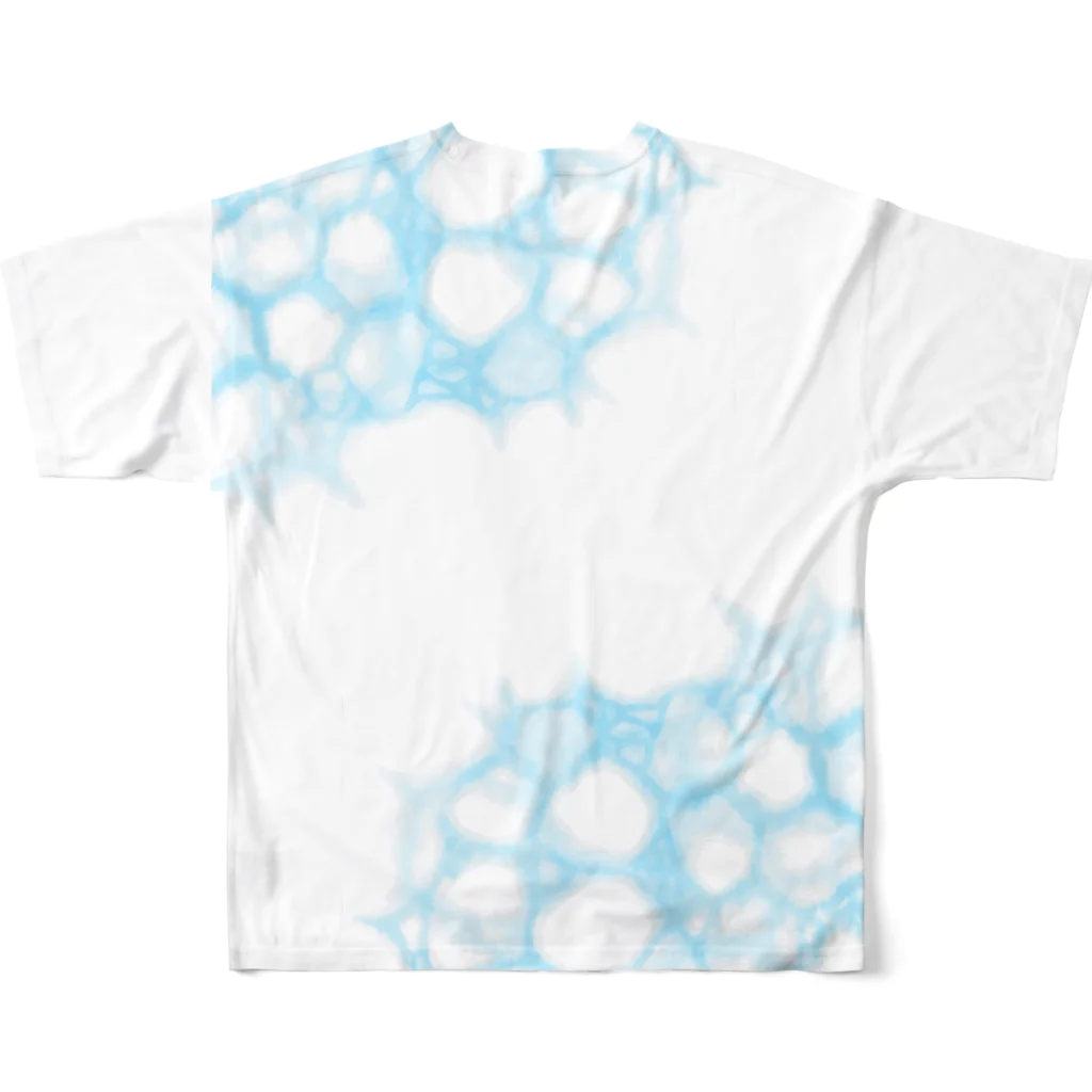 山田理矢のゆらゆら水面 All-Over Print T-Shirt :back