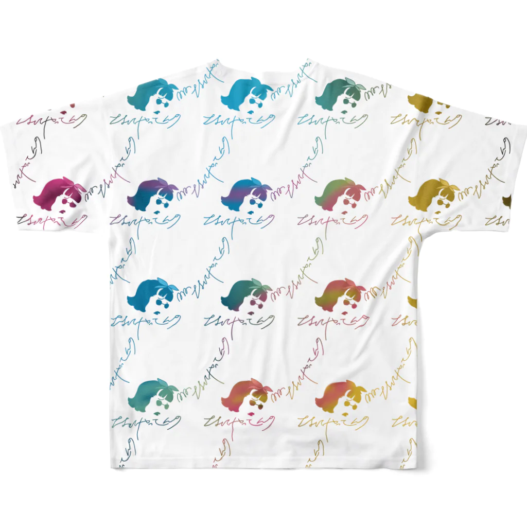 Takakoillust_siesta  のなにやってんの All-Over Print T-Shirt :back