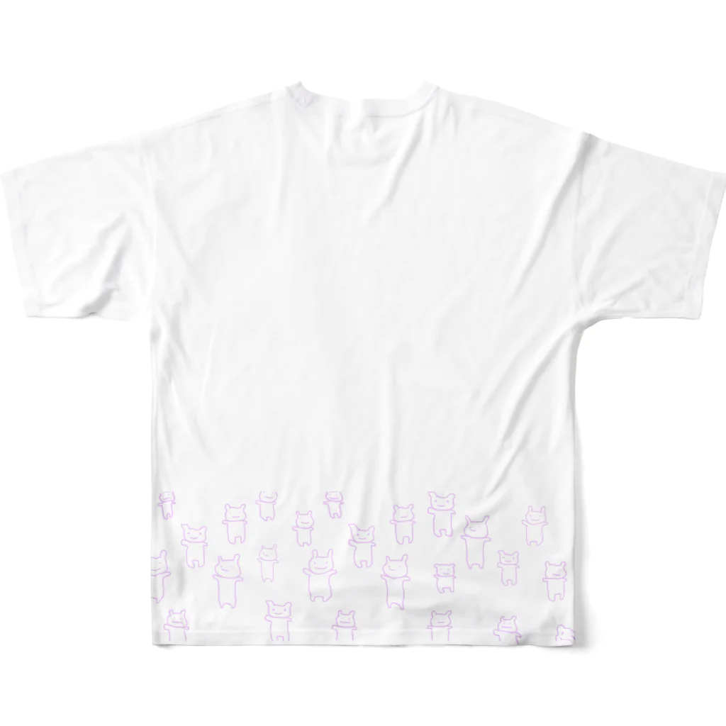 みつこのふえてくひつじ All-Over Print T-Shirt :back