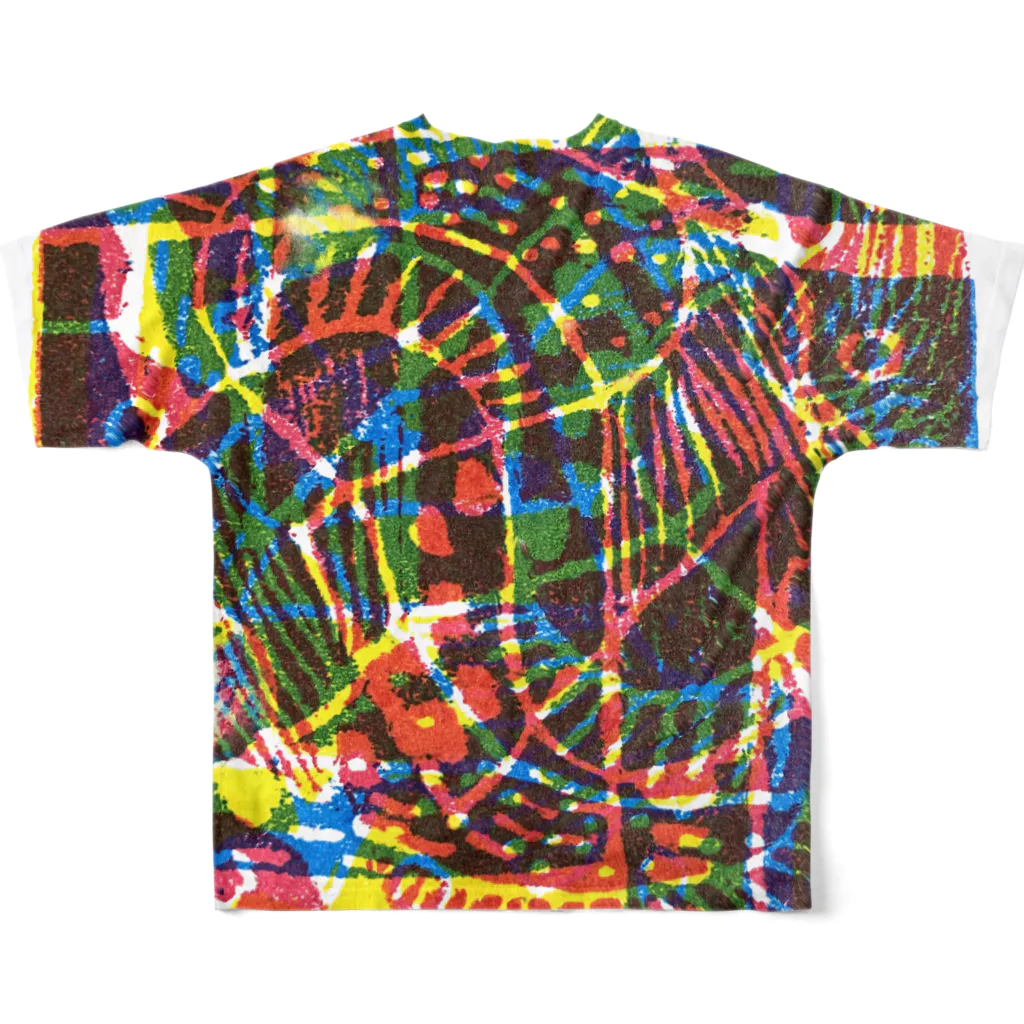 Factory105の3色カオス All-Over Print T-Shirt :back