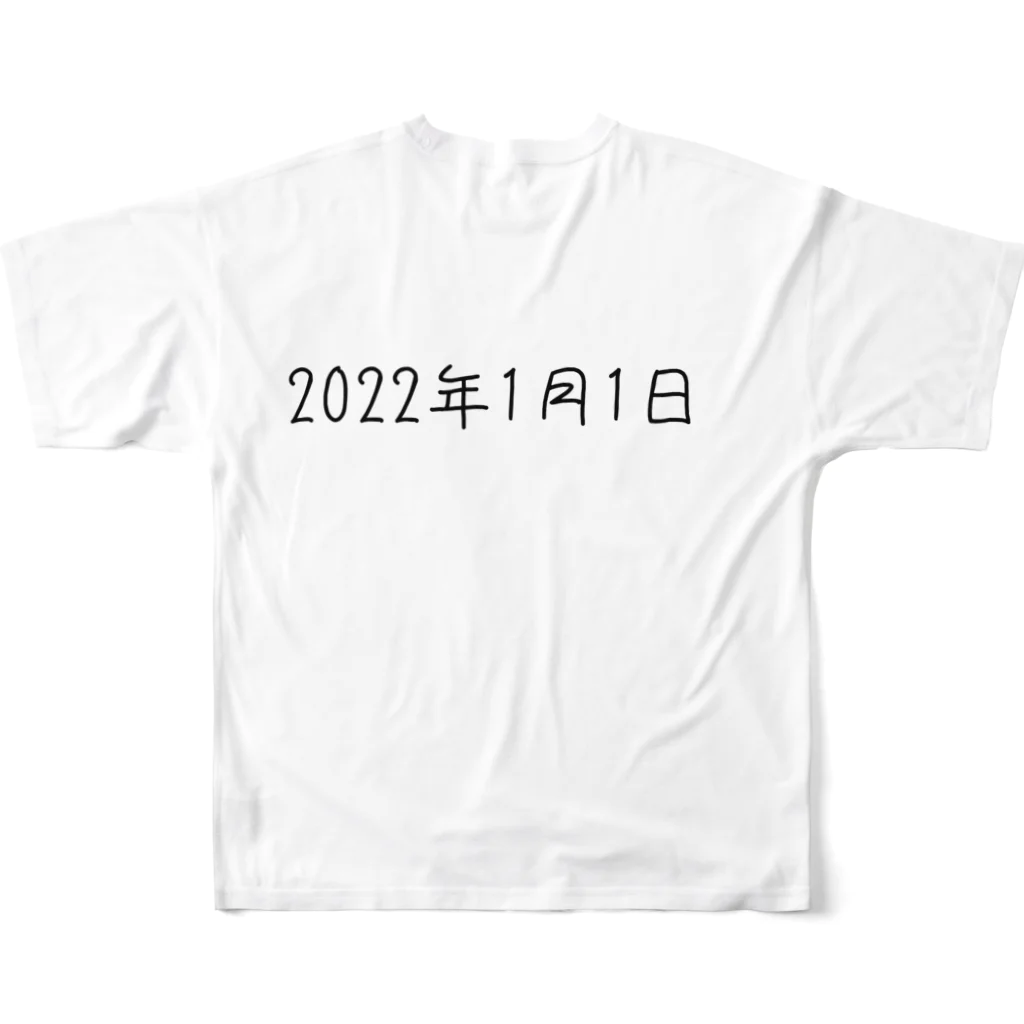 jollingerの2022年1月1日 フルグラフィックTシャツの背面