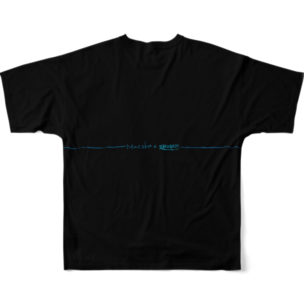 マチュカバーショップのSHOGEN ver 『東京』✖︎マチュカTシャツ  All-Over Print T-Shirt :back