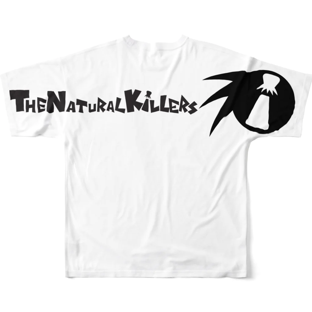 THENATURALKILLERSオンデマンドのNKKING フルグラフィックTシャツの背面