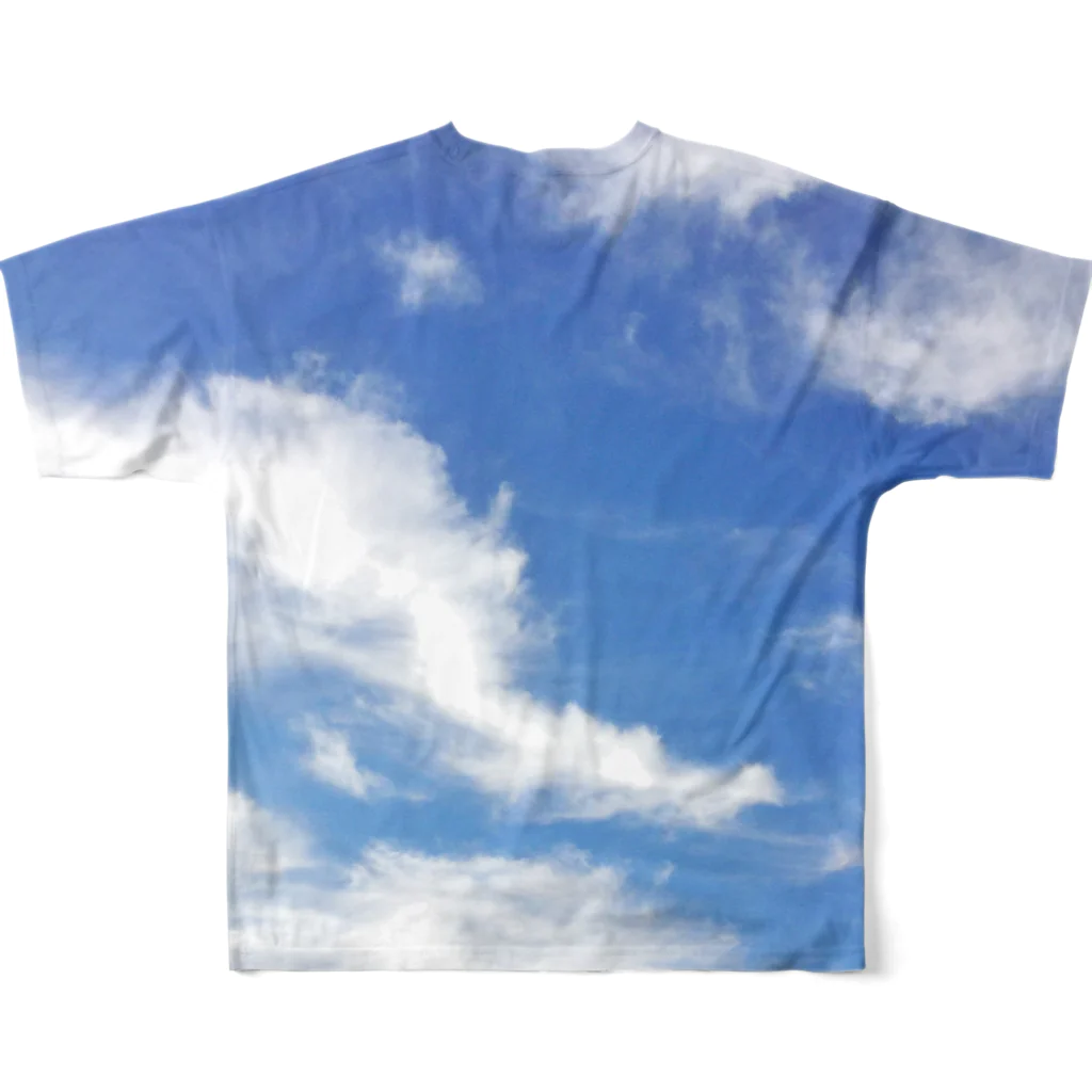 にびんやのあおぞら All-Over Print T-Shirt :back