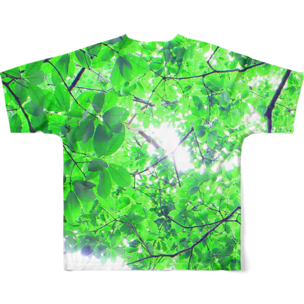 fée de la roseのVert frais フルグラフィックTシャツの背面