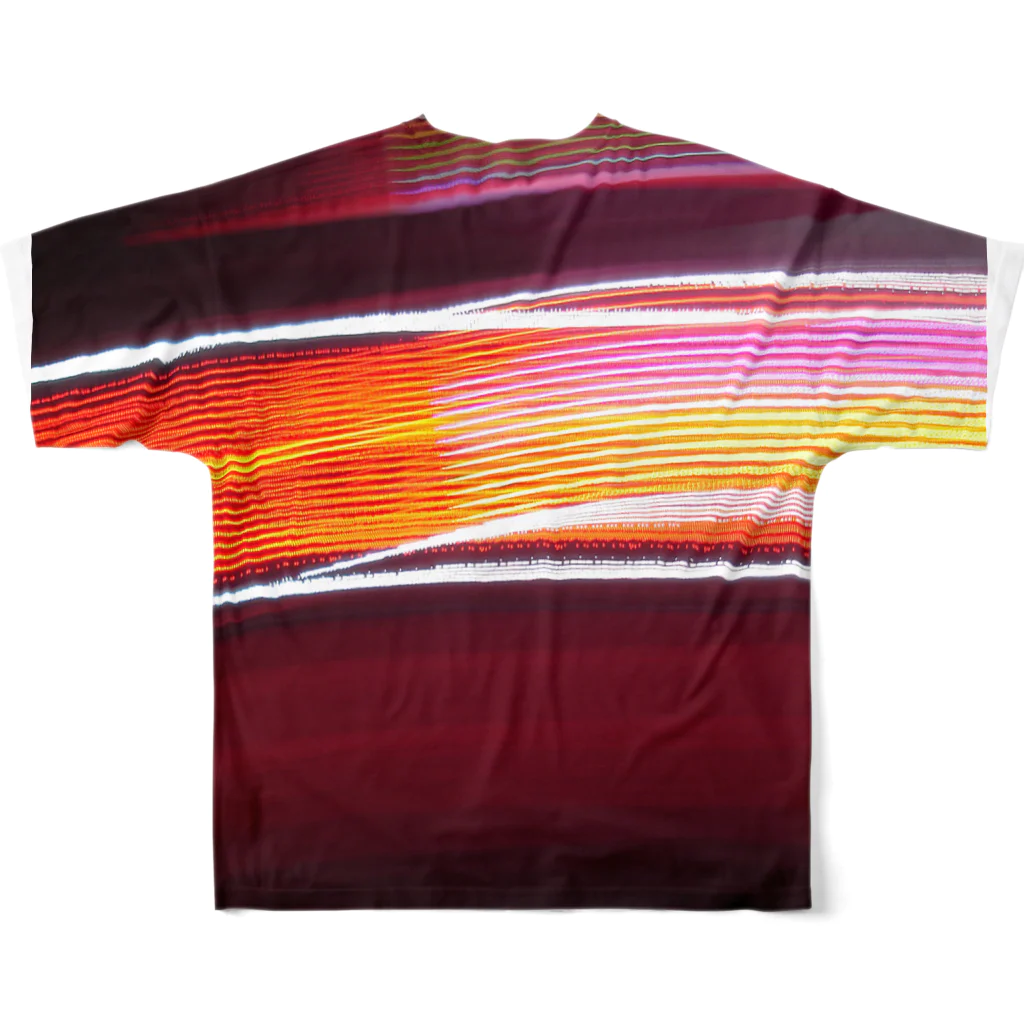 ひろし。のTシャツ屋さんのフォントシリーズ, RはReconciliation 01。 All-Over Print T-Shirt :back