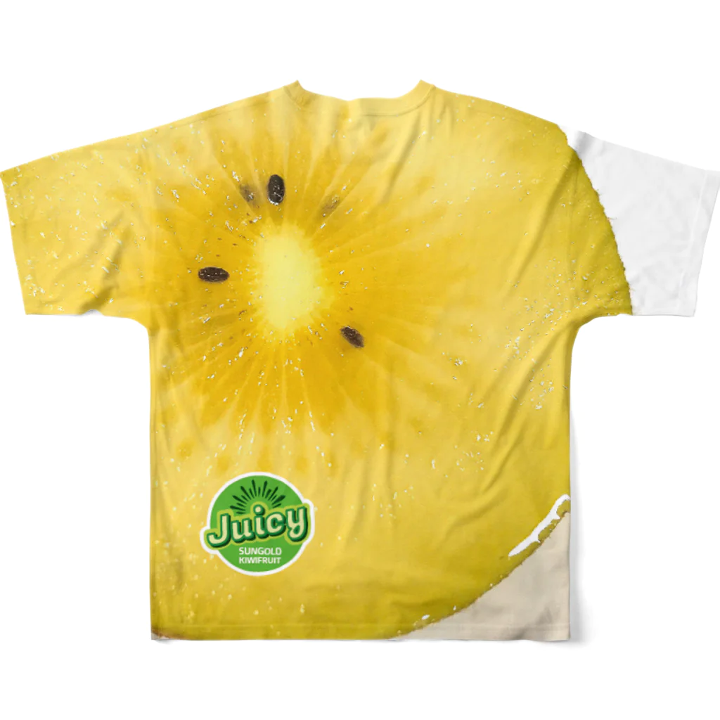 BUCKET LISTのJuicy キウイ フルグラフィックTシャツの背面