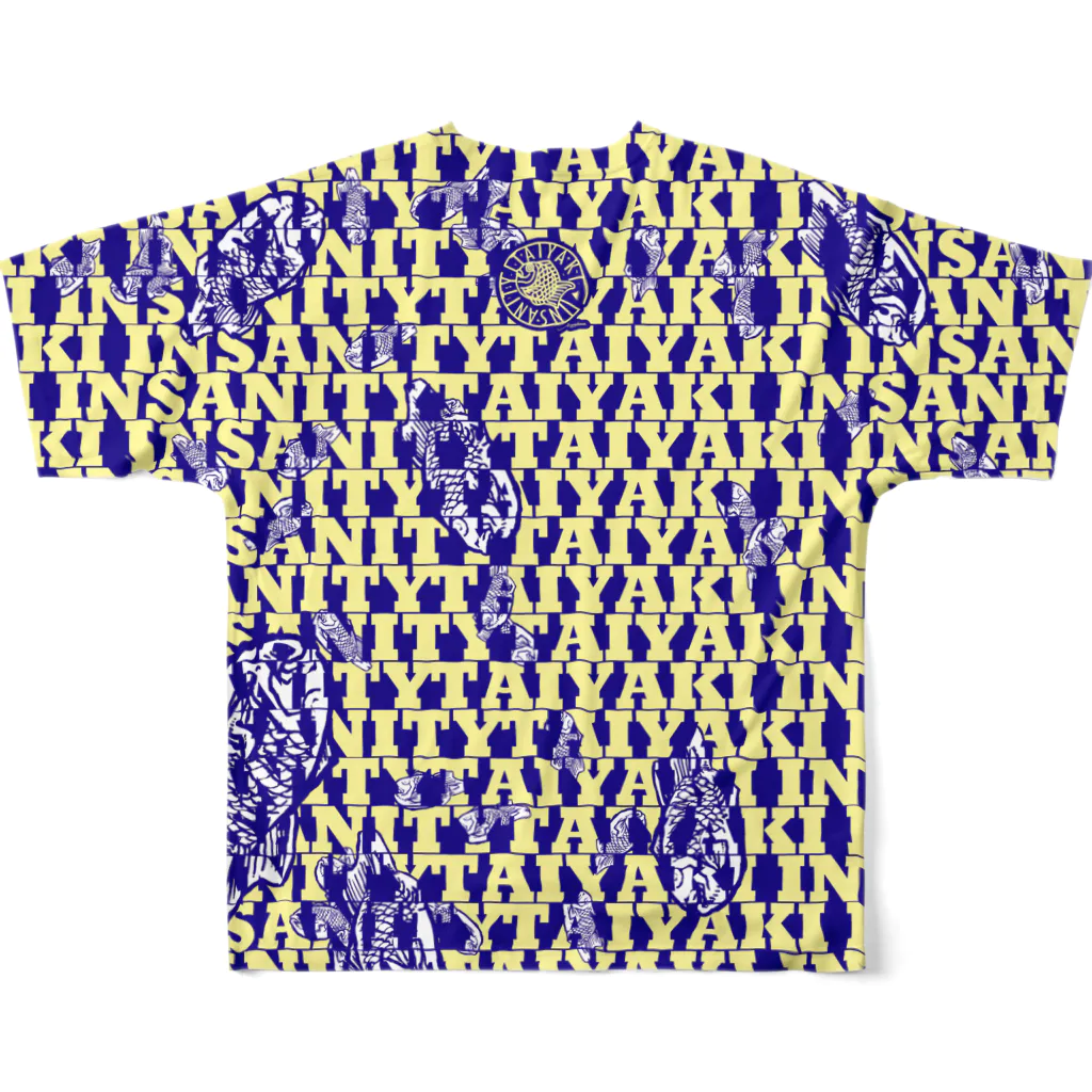 TAIYAKI INSANITYのTAIYAKI SHOWER All-Over Print T-Shirt :back