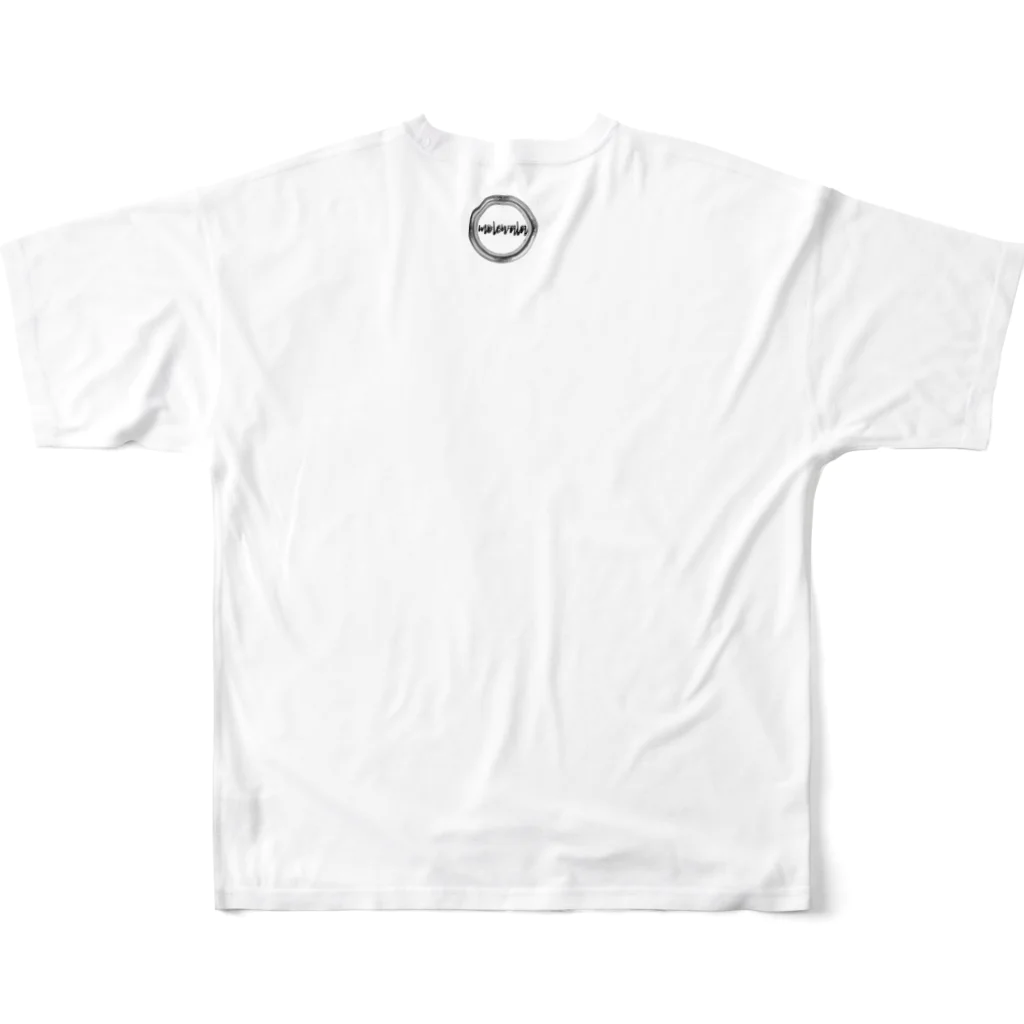 molcwalaの斜陽 All-Over Print T-Shirt :back