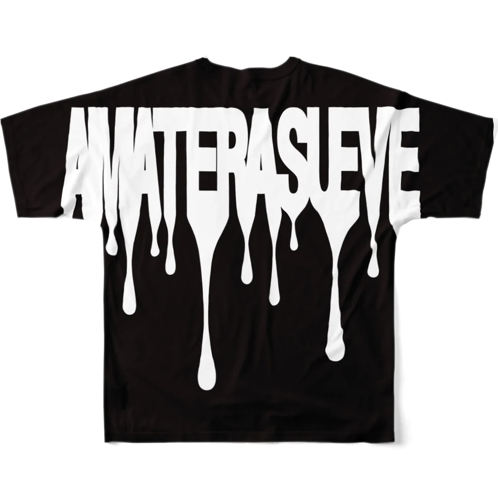 天照EVEの※M,L,XLサイズのみ　AMATERASUEVE涙柄 All-Over Print T-Shirt :back