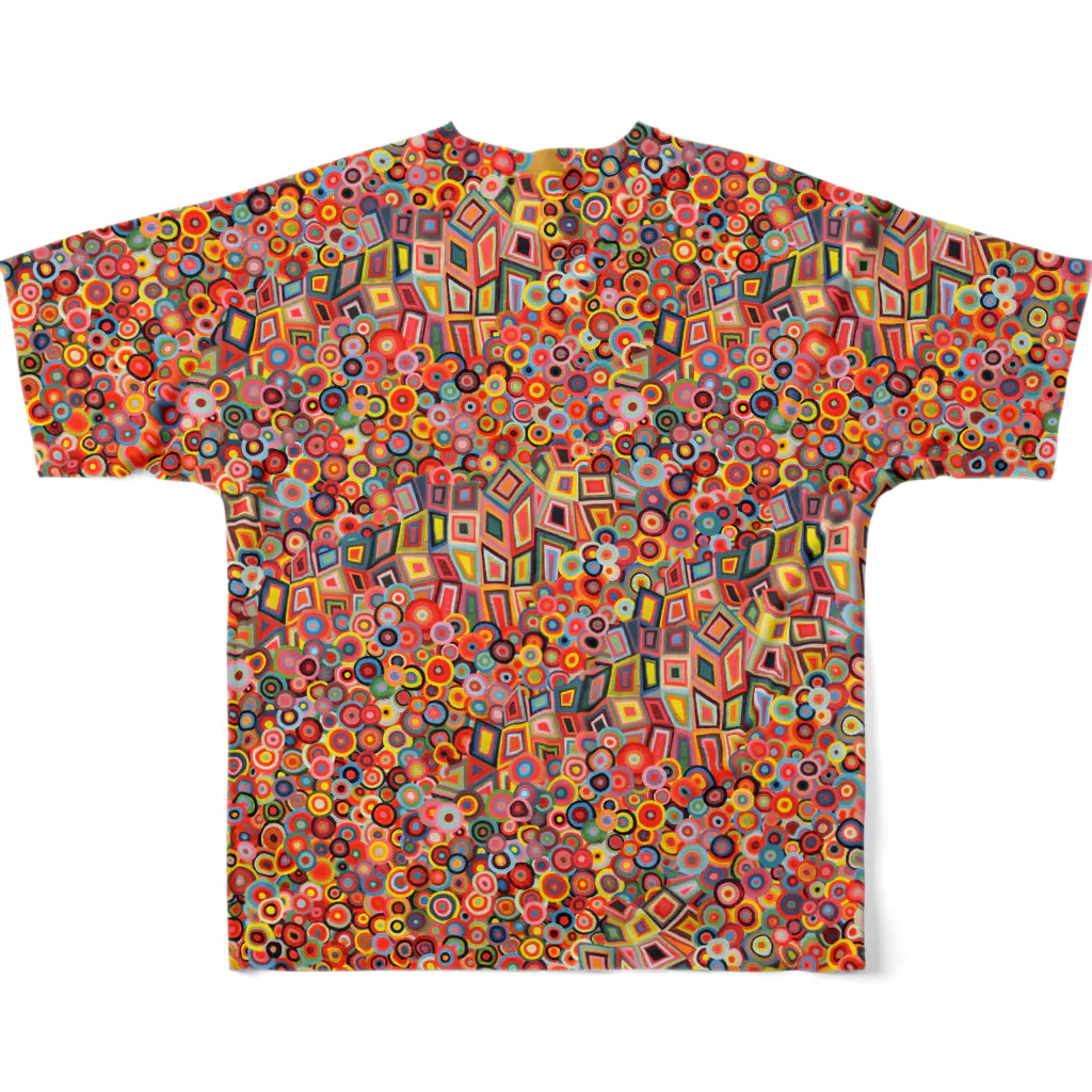 ieharatoshiakiのひとつの国 All-Over Print T-Shirt :back