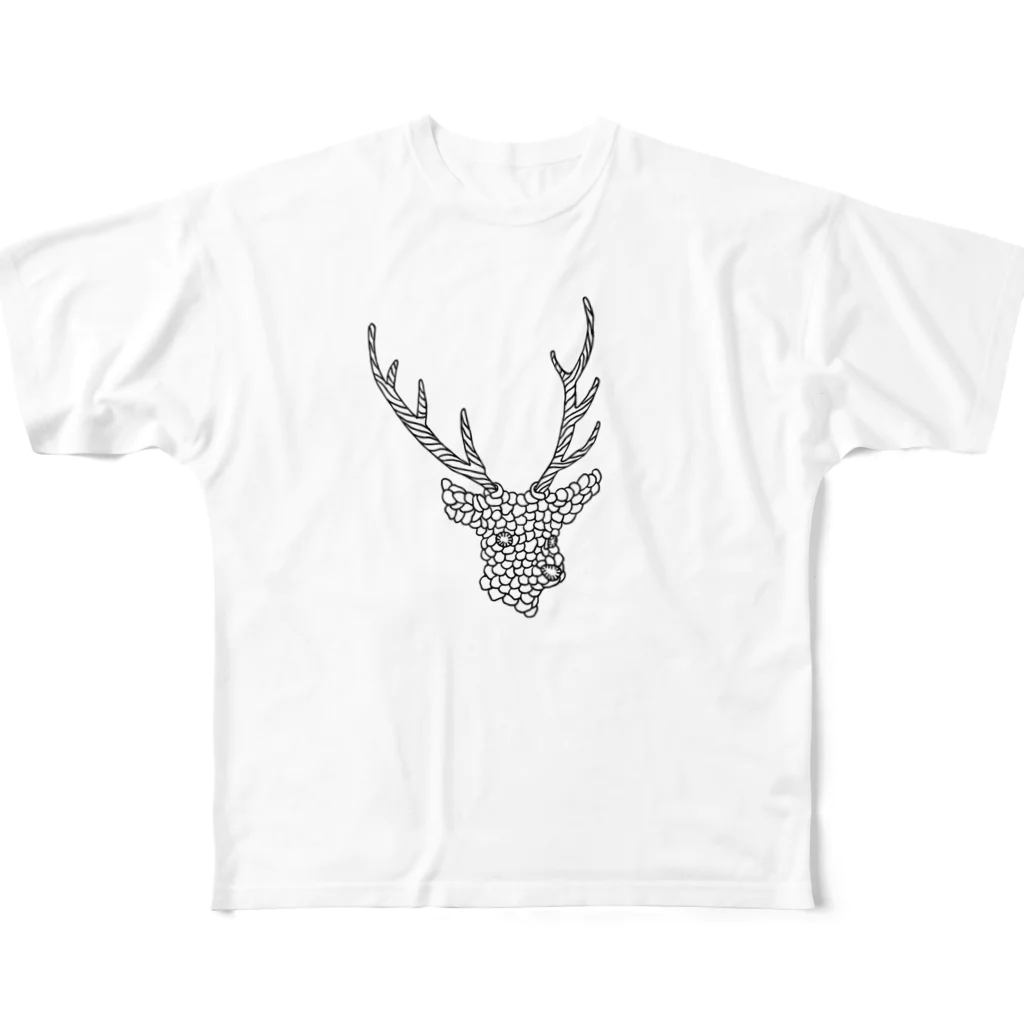 toejanssonのDeeR フルグラフィックTシャツ