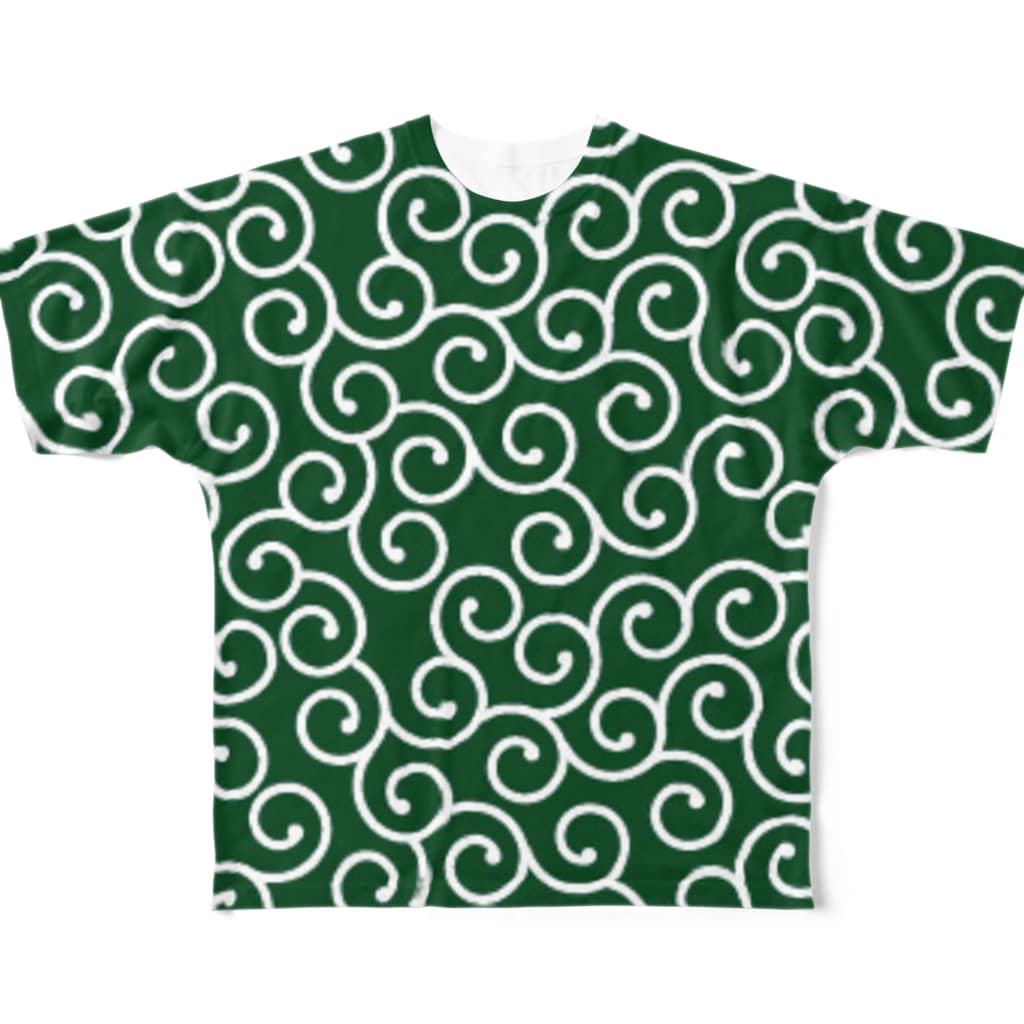 唐草模様 Loopのフルグラフィックtシャツ通販 Suzuri スズリ