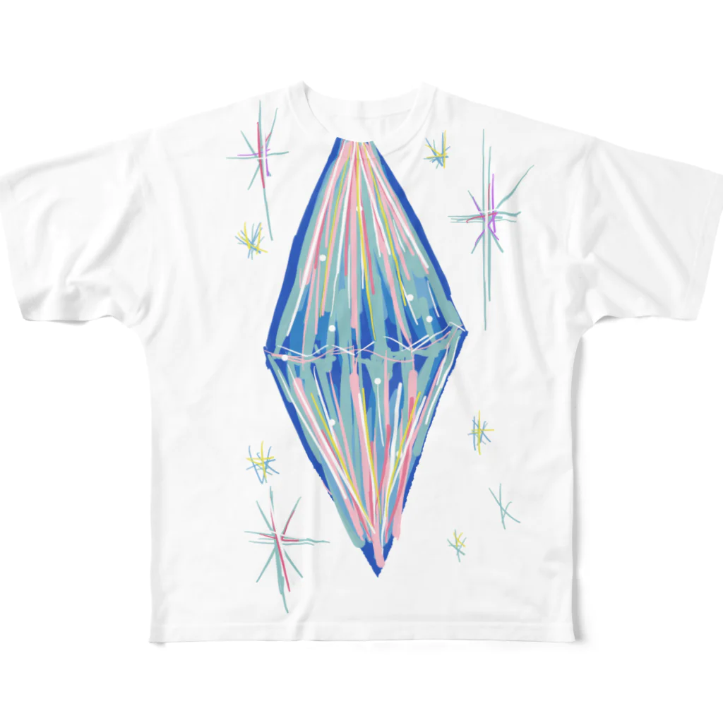 Dosumiのプリズム水晶 All-Over Print T-Shirt