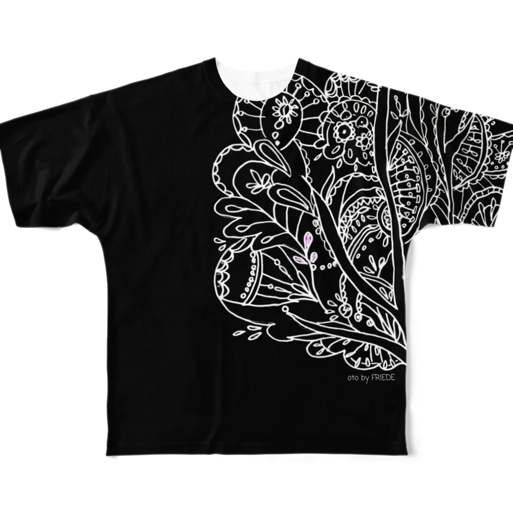 舞/カラスミコフ珍味ちゃん@竜飛岬のTree  All-Over Print T-Shirt