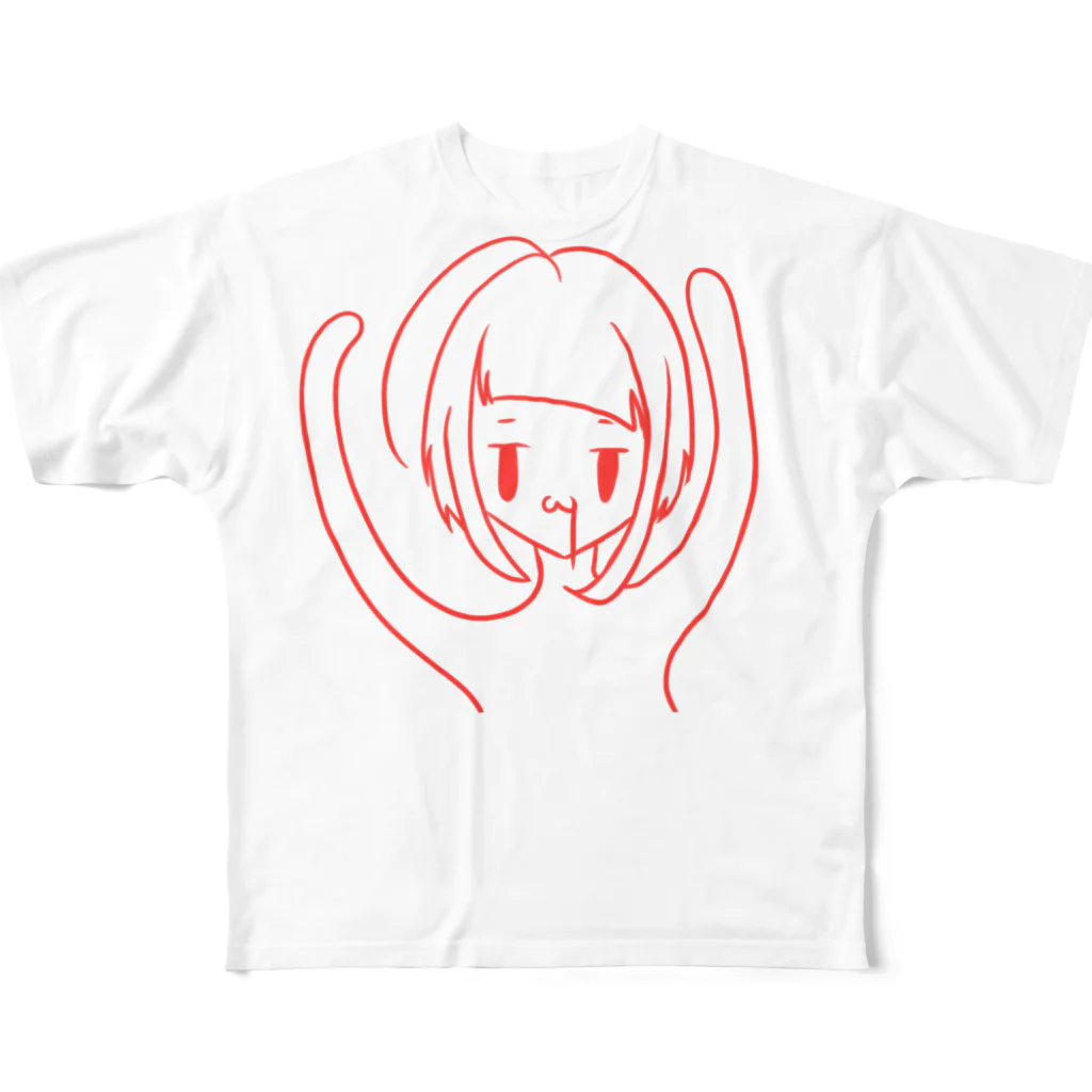 相川 まふゆの謎のTシャツ All-Over Print T-Shirt