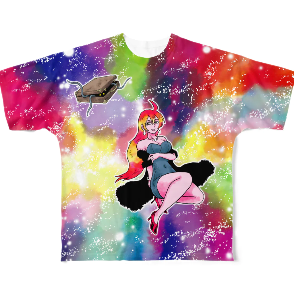 丸岡九蔵のSPACE YOTAKA フルグラフィックTシャツ