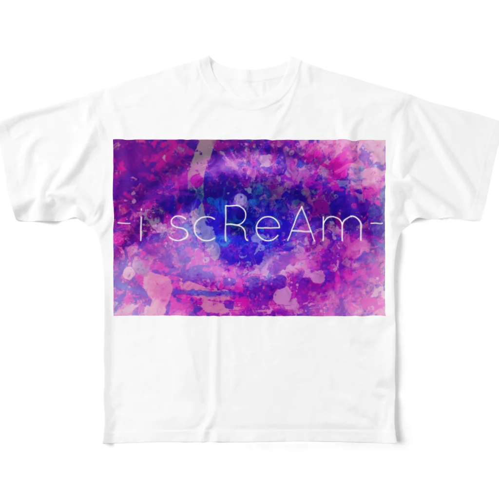 iscReAmのi scReAm (eye color) フルグラフィックTシャツ