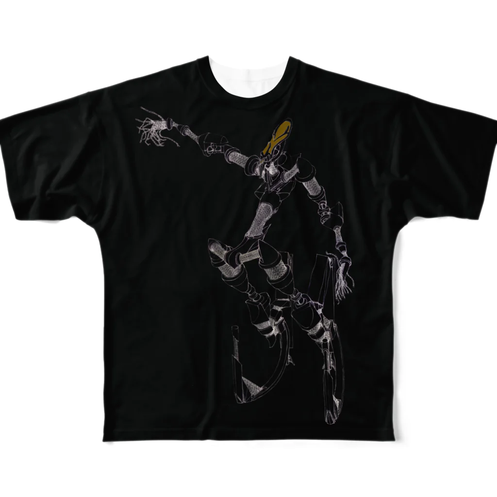 UAB-x1のシュヴァリエ ロワ All-Over Print T-Shirt