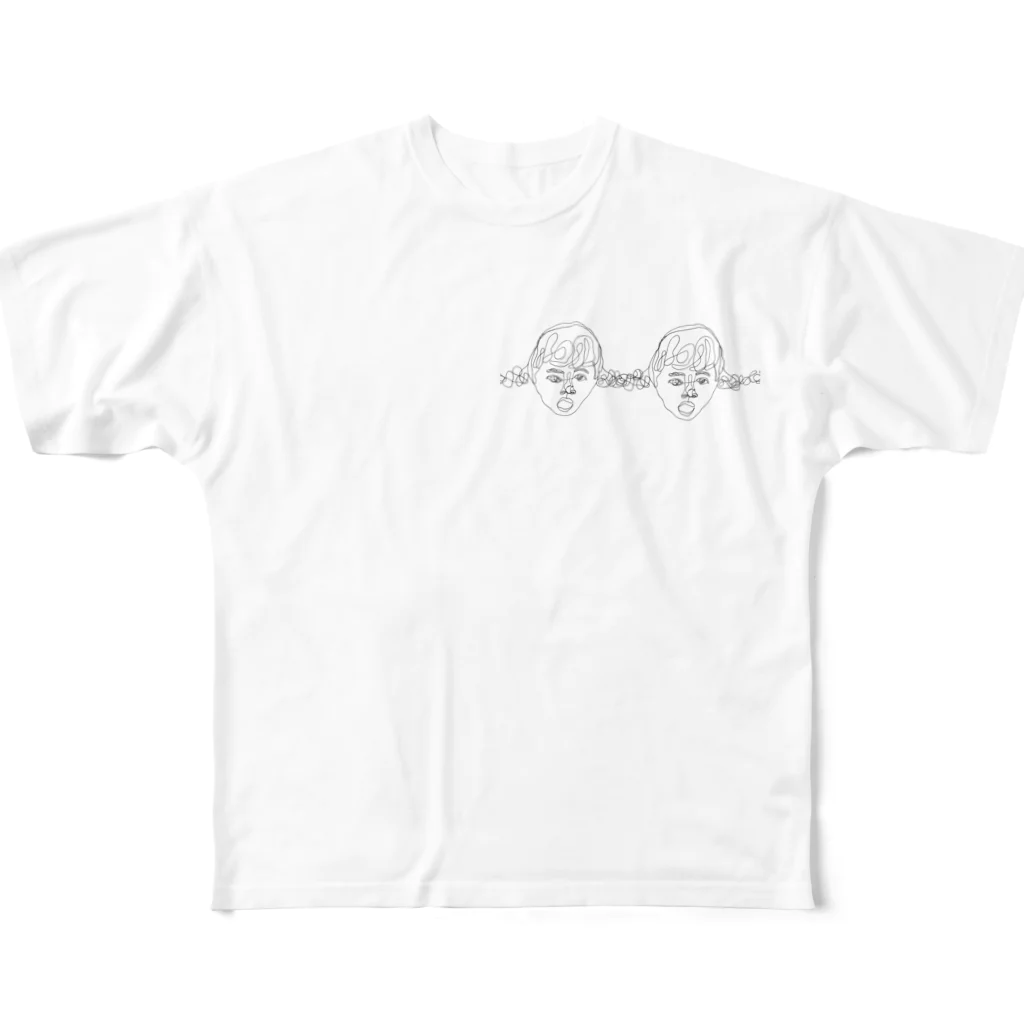 ayuのgirl×2 フルグラフィックTシャツ