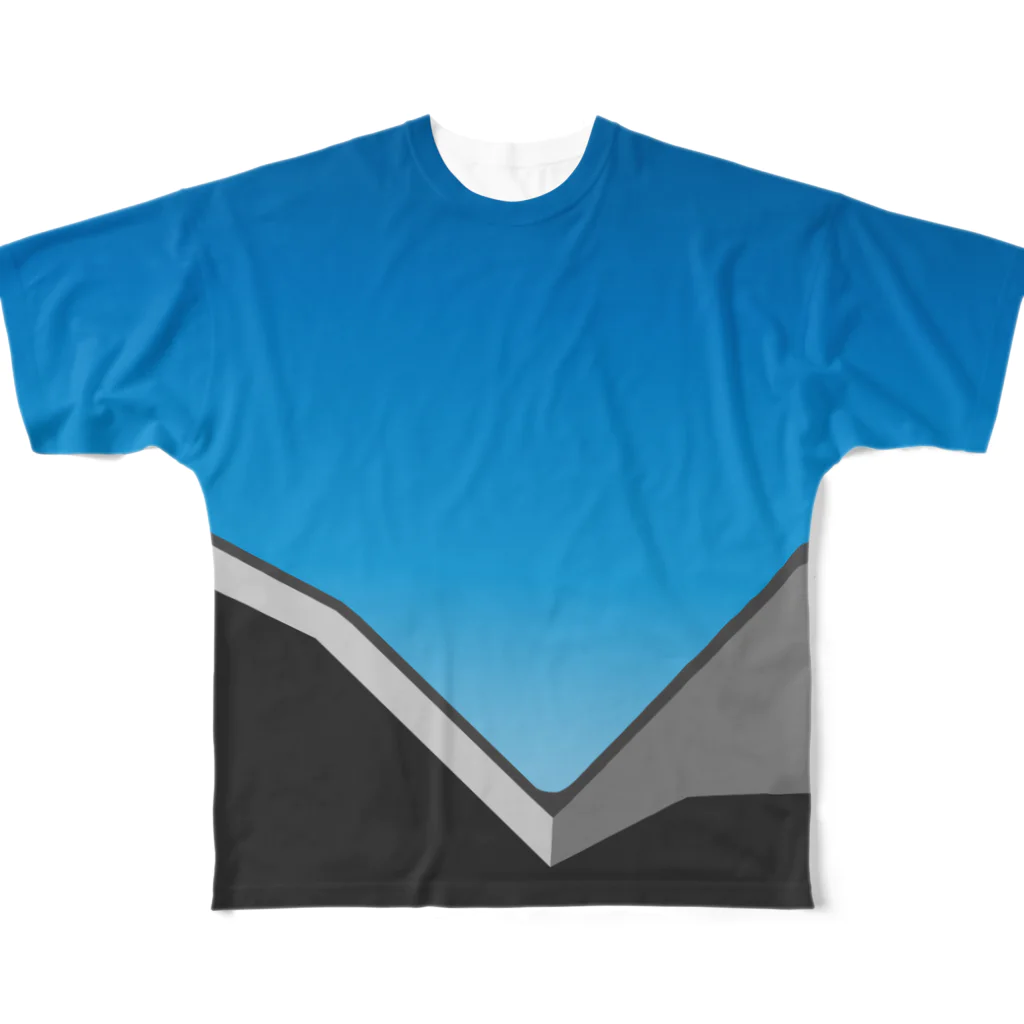 KadoiiのKADO BLUE Full All-Over Print T-Shirt