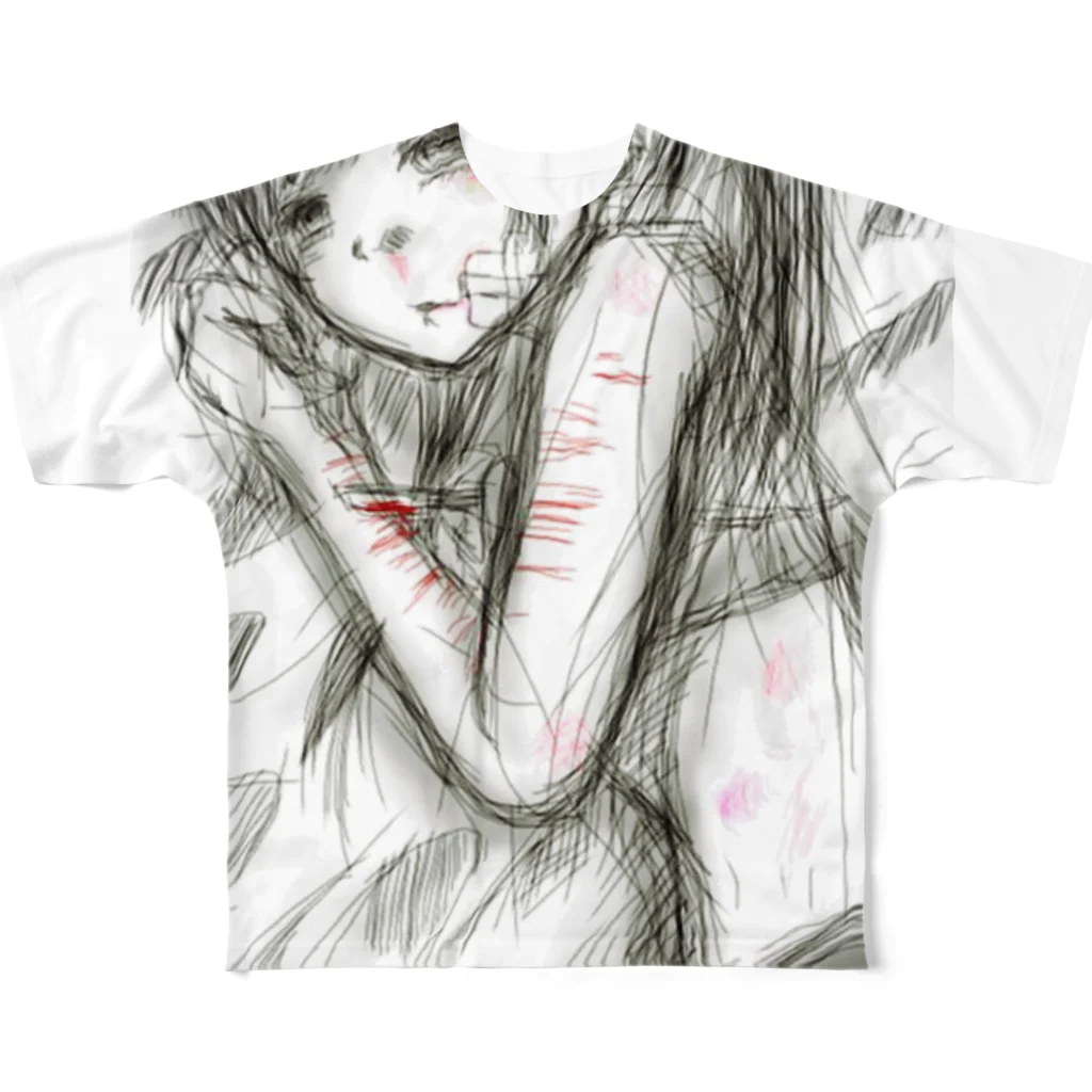 えーんえんのすきぴはVホス All-Over Print T-Shirt