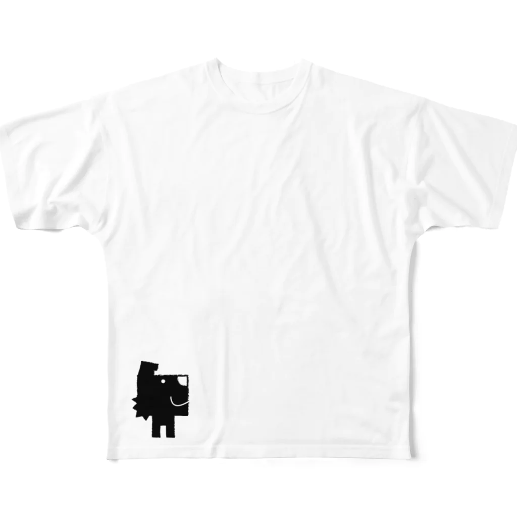 カレ　ミニョン　carre mignonのカレミニョン　テリア All-Over Print T-Shirt